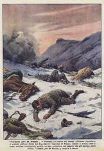 Falt for fedrelandet av Achille Beltrame