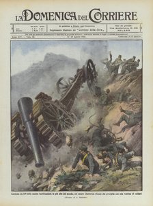 Kanon fra 149 av festningsverkene våre, de høyeste i verden, på Mount Chaberton?