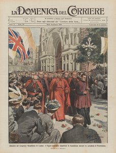 Avslutning av den eukaristiske kongressen i London, gir den pavelige legaten velsignelsen?