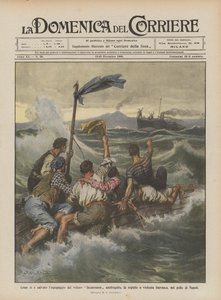 Hvordan overlevde mannskapet på det forliste kronede seilskipet en voldsom storm?