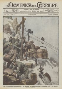 Hvordan fyller man på de fremskutte posisjonene, i høyfjellet, et taubanesystem for?