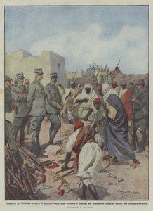 Erobringen av Dernico-platået, general Salsa, etter å ha beordret nedrustning til befolkningen?