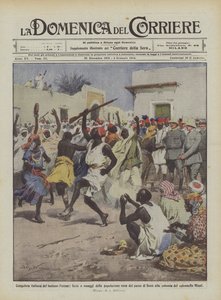 Italiensk erobring av det fjerne Fezzan, feiringer og hyllest til den svarte befolkningen i landet Brak?
