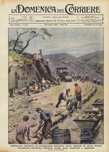Fortsettere av sivilisasjonsarbeidet i det gamle Roma, tusenvis av italienske arbeidere?