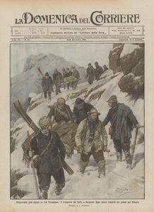 Uheldig alpintur i Val Brembana, transport av sårede til Bergamo etter tre igjen?