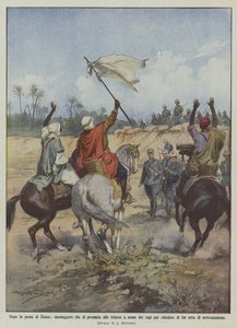 Etter fangsten av Zuara, en budbringer som kommer til skyttergravene på vegne av lederne for å spørre?