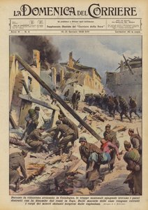 Fant de spanske nasjonale troppene landene under den seirende fremrykningen inn i Catalonia?