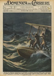 Under en stormfull reise mellom Sardinia og Tunisia, det italienske dampskipet Duce?