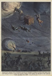 Under en voldsom storm som brøt ut i Tyskland om natten, et felt med kuler?