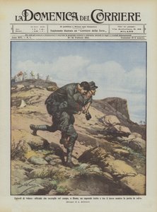 Verdifulle episoder, offiser som samler i felten, i Homs, en såret korporal og i brannen? av Achille Beltrame