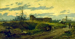 Makten ble brutt av Achilles Beltrame (1871-1945) av Achille Beltrame
