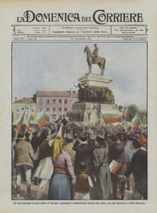 Balkanstatene i våpen mot Tyrkia, hets og demonstrasjoner rundt statuen?
