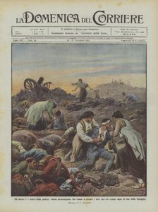 Krigens redsler og smerte, montenegrinske kvinner som drar for å lete etter sine kjære i felten?