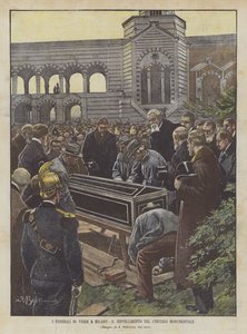 Verdis begravelse i Milano, begravelse på den monumentale kirkegården
