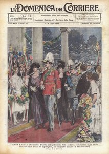 De kongelige av Italia i Danmark av Achille Beltrame