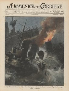 De store katastrofene, den engelske krysseren Berwick river og senker destroyeren i Den engelske kanal?