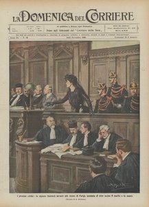 De berømte rettssakene, fru Steinheil før Assizes of Paris, anklaget for drap?