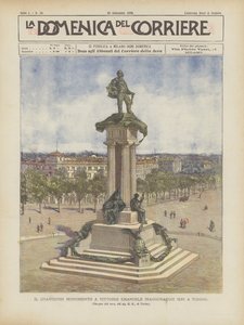 Det grandiose monumentet til Vittorio Emanuele ble innviet i går i Torino av Achille Beltrame