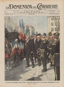 Gir presidenten for den franske republikk legiondonorens insignier til en død helt?