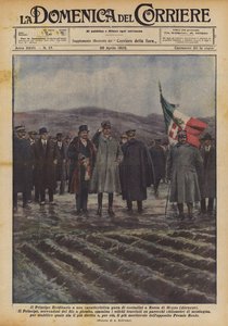 Arveprinsen ved en karakteristisk bonderase i Rocca di Mezzo (Abruzzo)