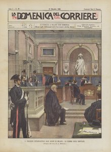 Notarbartolo-rettssaken ved Assizes of Milan, buret til de tiltalte