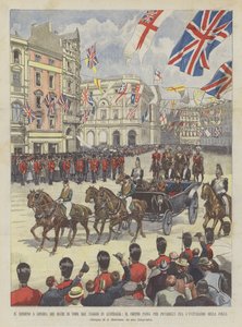 York Dughis vender tilbake til London Fra deres reise til Australia, går prosesjonen gjennom Piccadilly Fra?