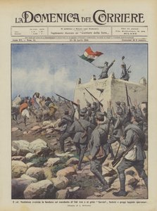 Col Maddalena vifter med flagget på marabouten til Sidi Aziz og ropet fra Savoy!