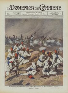 Kampen til Bir-Rodan-Scerif, nær Ain-Zara, det første sammenstøtet mellom den eritreiske askari og tyrkisk-araberne