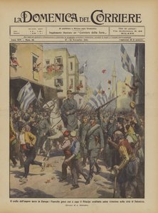 Sammenbruddet av det tyrkiske imperiet i Europa, går den greske hæren ledet av kronprinsen inn?