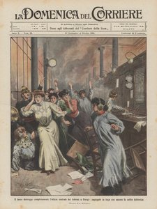 Brannen ødelegger det sentrale telefonkontoret i Paris, ansatt på flukt med?