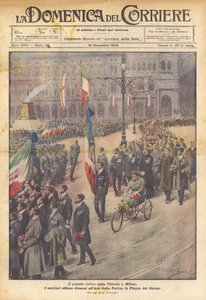 Den store seiersprosesjonen i Milano