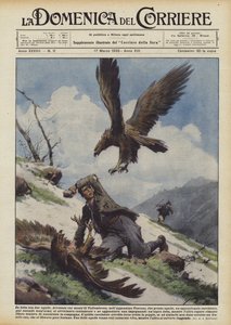 Slåss med to ørner av Achille Beltrame