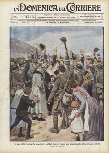 I en langobardisk by improviserer vanlige og soldater en rørende demonstrasjon for kongen