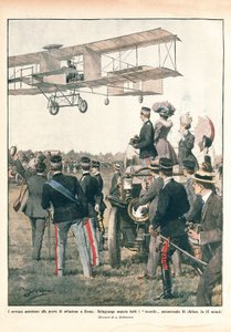 Italia, Leo Delagranges flukt, La Domenica del Corriere av Achille Beltrame