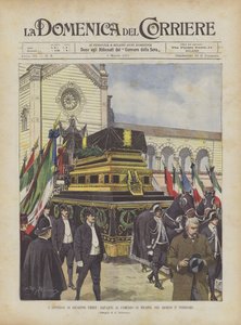 Apoteosen til Giuseppe Verdi, foran Famedio i Milano, 27. februar