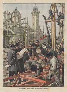 Milano-utstillingen, tilstanden på Piazza d