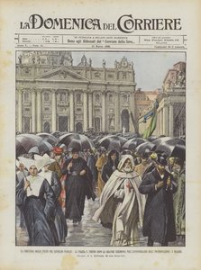 Avslutningen av den pavelige jubileumsferien, Petersplassen etter den store seremonien? av Achille Beltrame