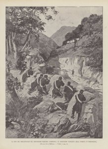 Slutten på brigandage i distriktet Nuoro (Sardinia), den blodige konflikten i Morgogliai-skogen