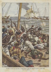Ansiktet til Pirates of the Red Sea, Midys kamp mellom italienske hyllebær og piratene selv