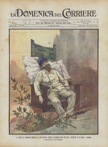 Dødsfallet til Domenico Morelli, den største italienske samtidskunstneren, fant sted på 13 Corr, i Napoli av Achille Beltrame