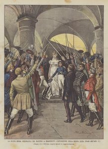 Den nye tyske operaen av Maestro A Franchetti, The Apparition of Queen Louise (finalen av akt II)