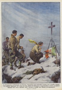 Prinsessen av Piemonte på Matterhorn