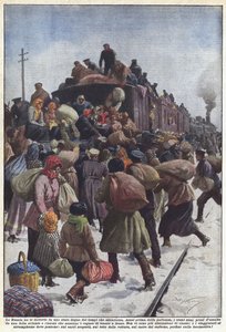 Russland har sine jernbaner i en stat som er verdig tidene de går gjennom av Achille Beltrame