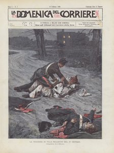 Tragedien til Villa Bellocchi av 29. januar av Achille Beltrame