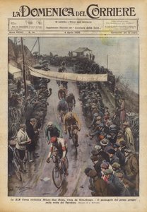 Det XIX. sykkelrittet Milan-San Remo, vunnet av Girardengo
