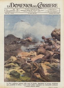 Den voldsomme italienske motstanden i Gondar-området