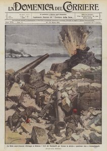 Ødelegger den anglo-franske flåten Dardanelle-fortene på avstand for å tvinge sundene?