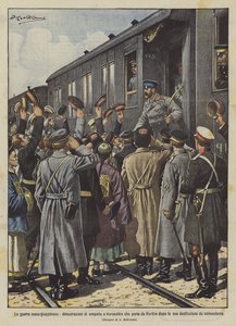 Den russisk-japanske krigen, demonstrasjoner av sympati for Kuropatkin som starter fra Harbin etter hans?