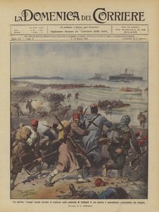 Krigen, tyrkiske tropper sendt for å forsterke Gallipoli-halvøya hvis landing?