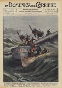 Reddet Paganini-motorskipet fra Rijeka-avdelingen modig under en storm? av Achille Beltrame